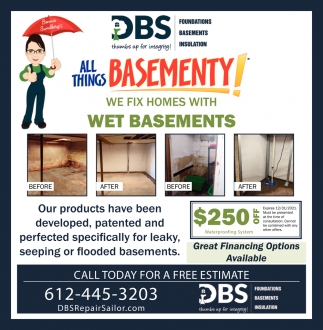 We Fix home With Wet Basements