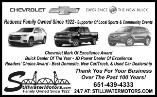 Thank You for Your Business Over the Past 100 Years!