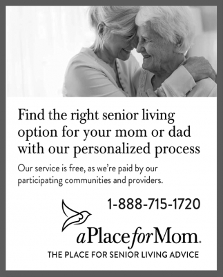 Find The Right Senior Living Option For Your Mom Or Dad With Our Personalized Process