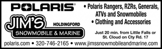 Polaris Rangers, RZRs, Generals, ATVs and Snowmobiles