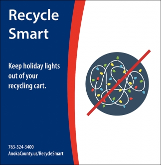 Keep Holiday Lights Out of Your Recycling Cart