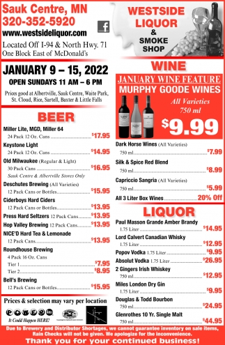 January Wine Feature