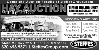 Complete Auction Results 