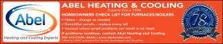 Hometown Check List For Furnaces/Boilers