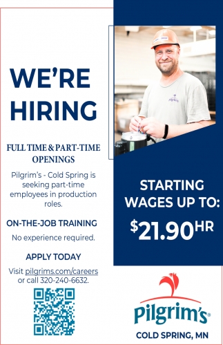Full Time & Part-time Openings