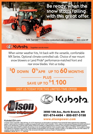 Be Ready When The Snow Starts Falling With This Great Offer