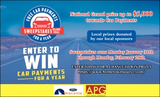 Enter To Win Car Payments