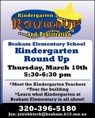 Kindergarten Roundup And Registration