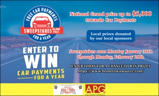 Enter To Win Car Payments