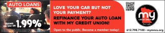 Refinance Your Auto Loan With My Credit Union