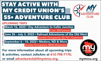 Stay Active With My Credit Union's 55+ Adventure Club