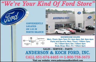 We're Your Kind Of Ford Store