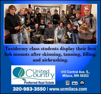 Taxidermy Class Students Display Their First Fish Mouths