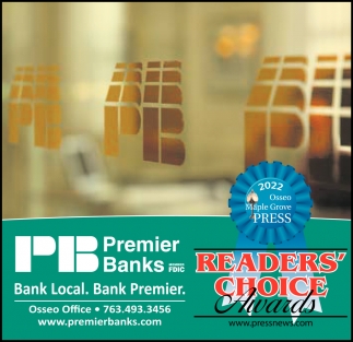 Honored To Be Your Bank of Choice!