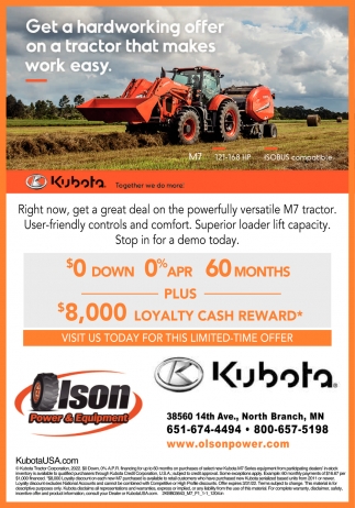Get a Hardworking Offer On a Tractor That Makes Work Easy
