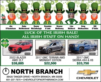 Luck Of the Irish Sale!