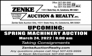 Spring Machinery Auction