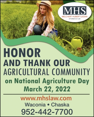 Honor An Thank Our Agricultural Community