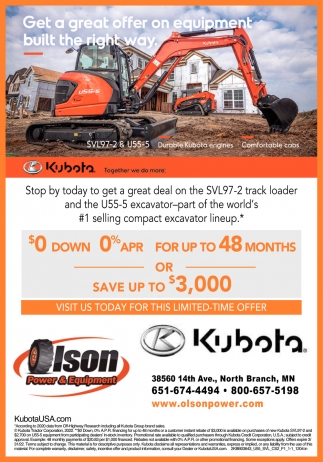 Get a Great Offer On Equipment Built The Right Way