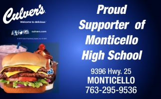 Proud Supporter Of Monticello High School