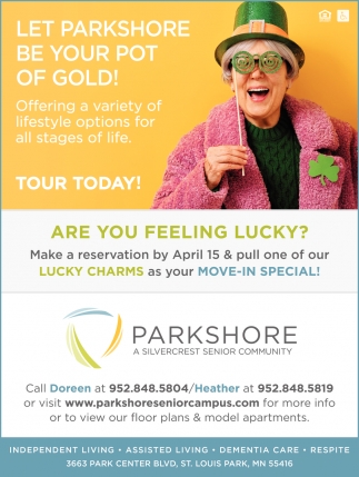 Let Parkshore Be Your Pot Of Gold!
