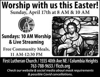 Worship With Us This Easter