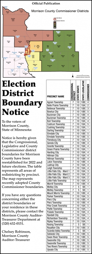 Election District Boundary Notice