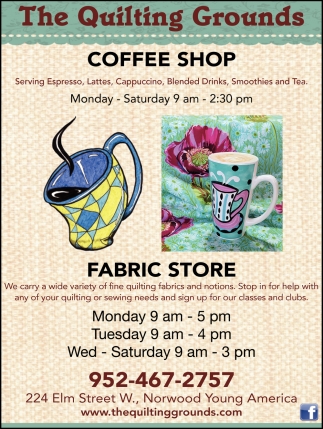 Quilt Fabric Store and Coffee Shop