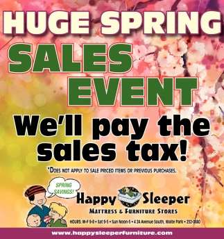 Huge Spring Sales Event