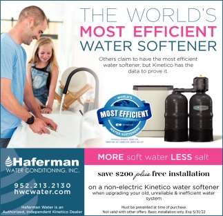 THe World's Most Efficient Water Softener