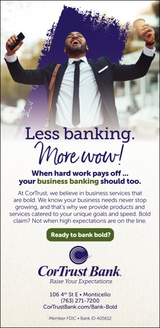 Less Banking. More Wow