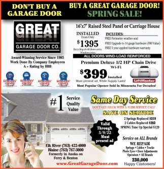Buy A Great Garage Door
