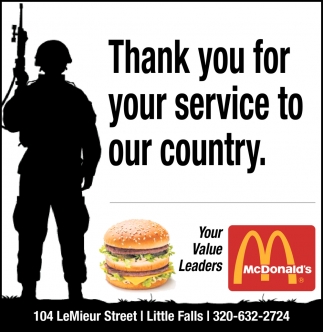 Thank Your For Your Service To Our Country