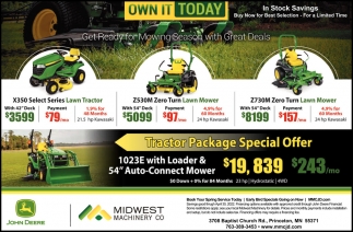 Tracktor Package Special Offer