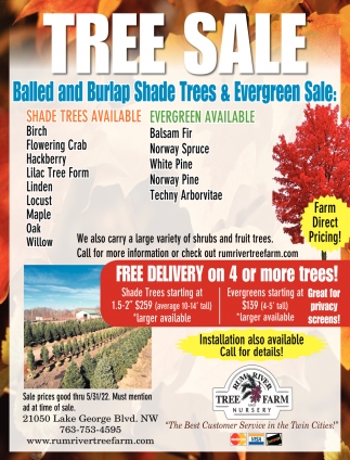 Tree Sale