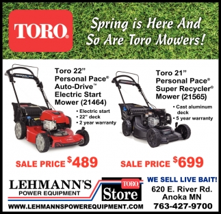Spring Is Here And So Are Toro Mowers