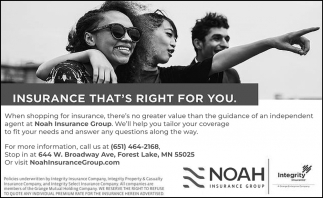 Insurance That's Right For You