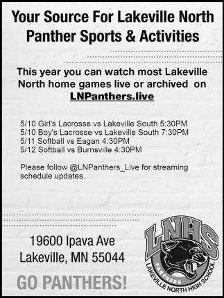 Your Source For Lakeville North Panther Sports & Activities
