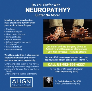 Do You Suffer With Neuropathy? ...Suffer No More