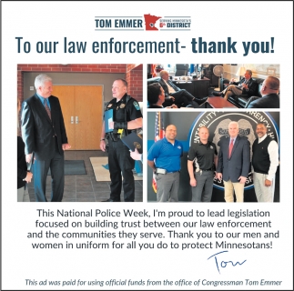 To Our Law Enforcement - Thank You!