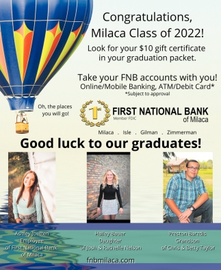 Congratulations, Milaca Class Of 2022!