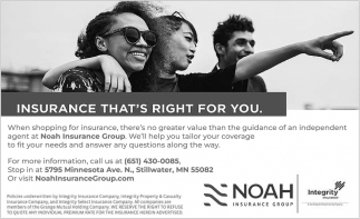 Insurance That's Right For You
