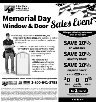 Memorial Day Window & Door Sales Event