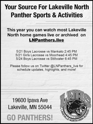 Your Source For Lakeville North Panther Sports & Activities