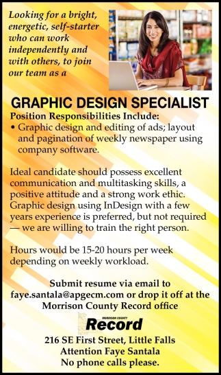 Graphic Design Specialist