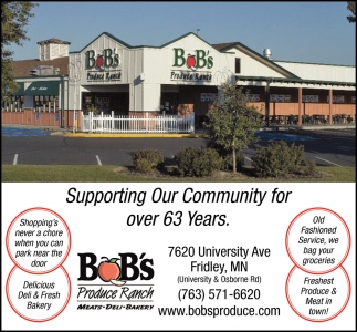 Supporting Our Community For Over 63 Years