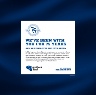 We've Been With You For 75 Years
