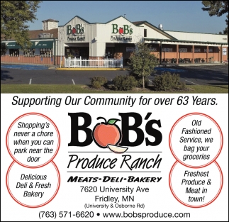 Supporting Our Community For Over 63 Years