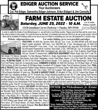 Farm Estate Auction