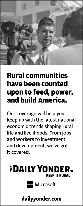 Rural Communities Have Been Counted Upon To Feed, Power, and Build America